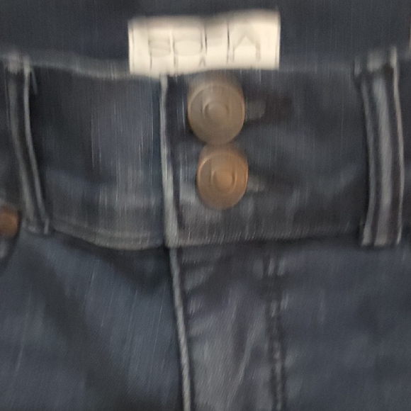 Sofia by Sofia Vergara High Rise Dark Blue Jeans - Picture 7 of 8